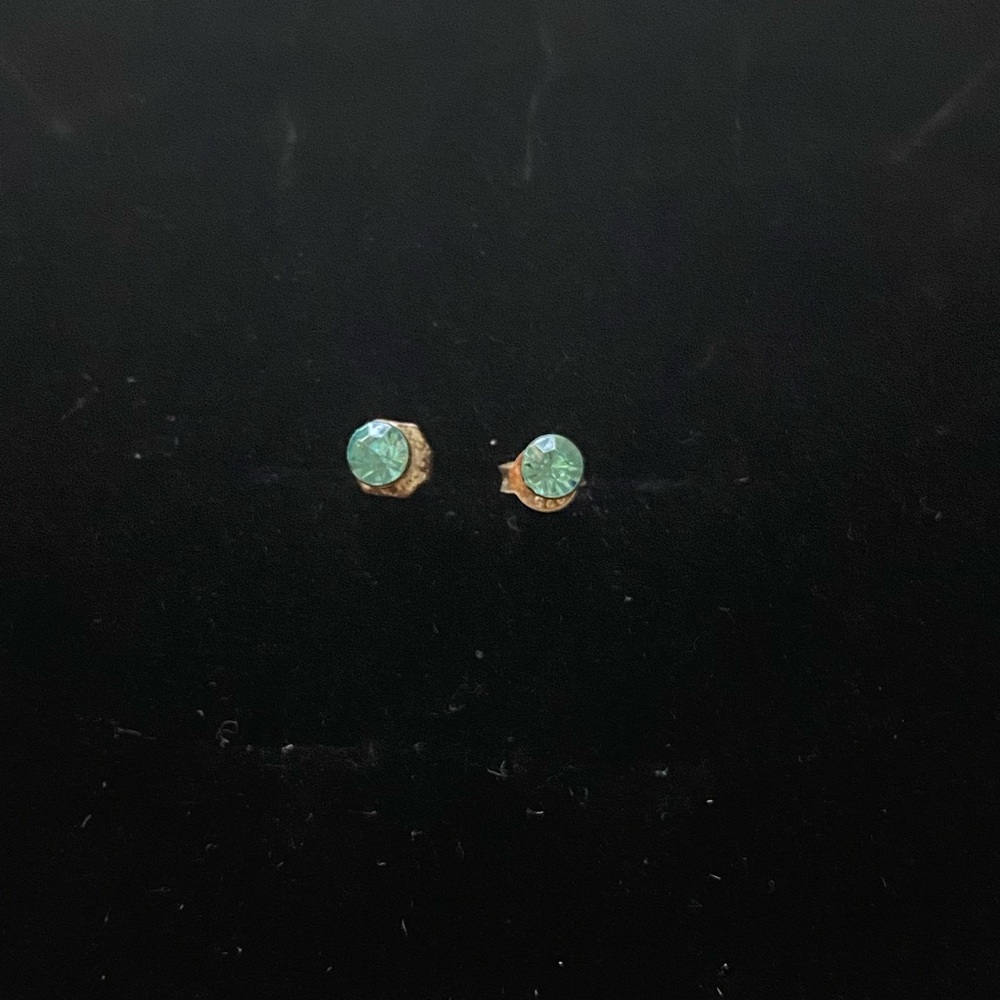 Dainty Gemstone Stud Earrings